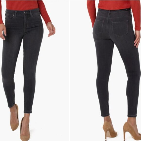 Liverpool Abby High Waist Ankle Jeans In Meteorite Size 14/32 - Picture 1 of 13